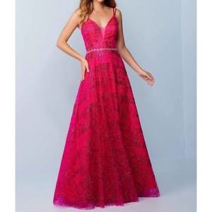NEW LANDA DESIGNS prom dress in fuschia